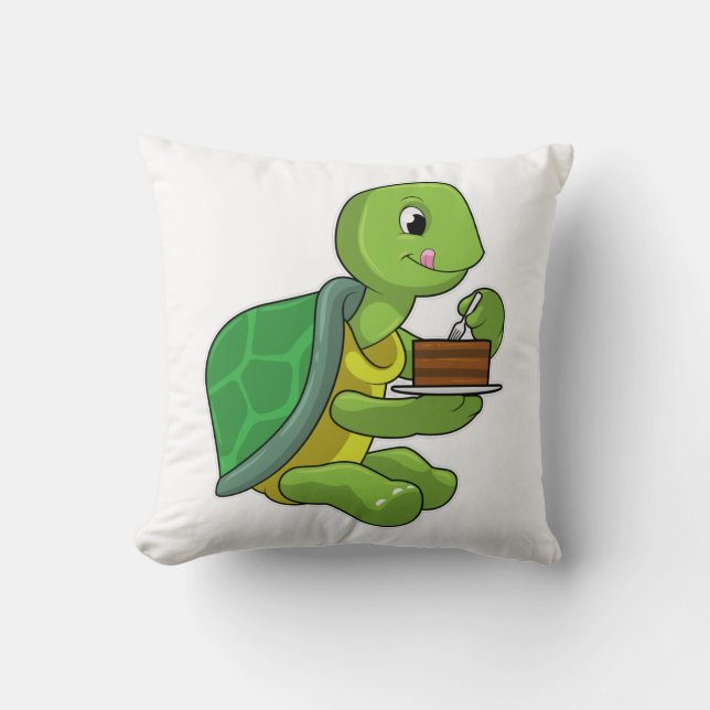 Turtle with Cake Cushion (Front)