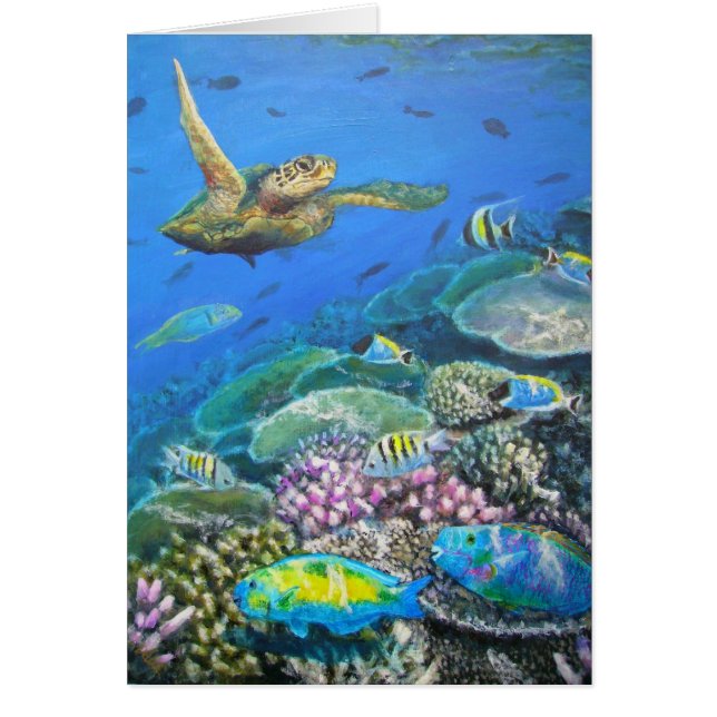 turtle with parrotfish (Front)