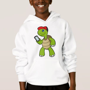 Turtle with Phone & Hat