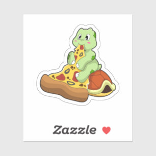 Turtle with Pizza