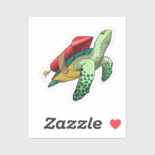 Turtle with Rocket (Sheet)