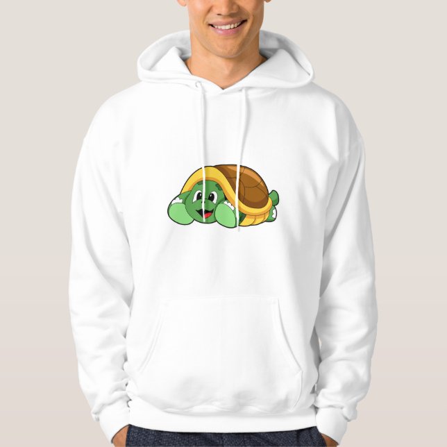 Turtle with Shell as Blanket Hoodie (Front)