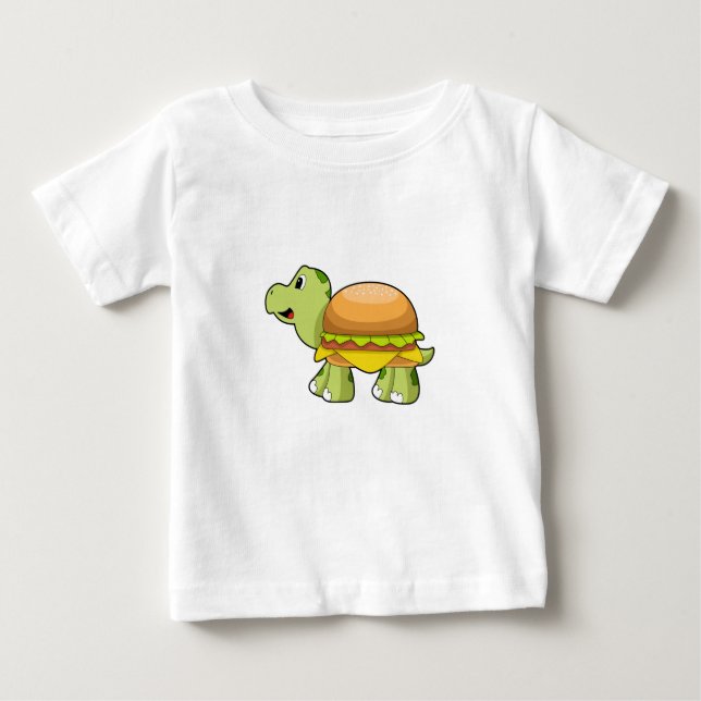 Turtle with Shell as Burger.PNG Baby T-Shirt (Front)
