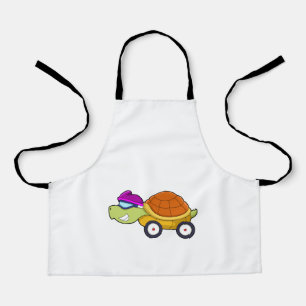 Turtle with Shell as Car Apron
