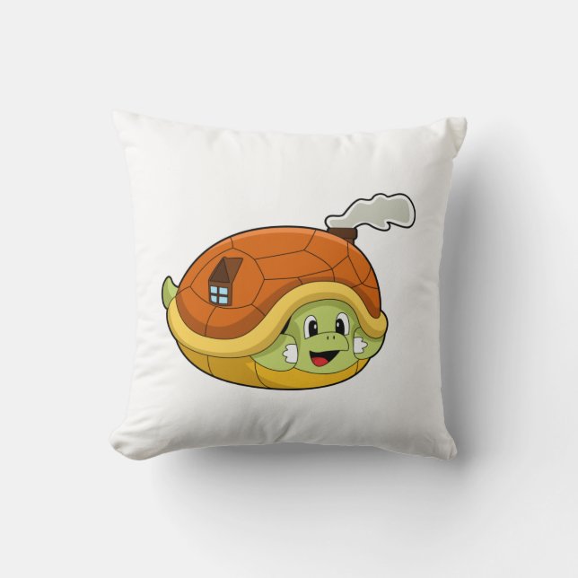 Turtle with Shell as House Cushion (Front)