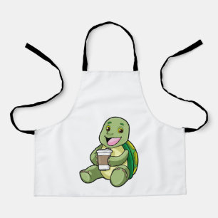 Turtle with Shell & Coffee to go Apron