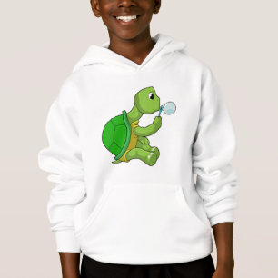 Turtle with Soap bubbles