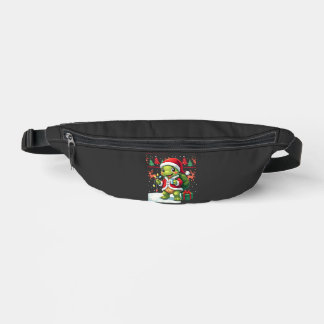 Turtle Xmas Lights Ugly Santa Turtle Christmas Tan Bum Bags