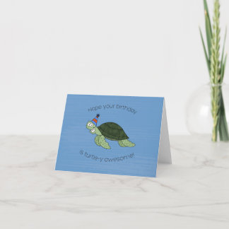 Turtle-y Awesome Birthday Card