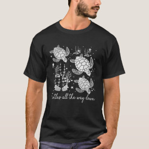 Turtles All The Way Down Graphic Turtle Country Mu T-Shirt