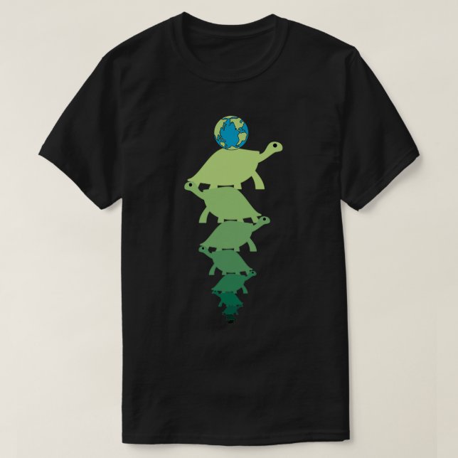Turtles all the way down ocd awareness T-Shirt (Design Front)
