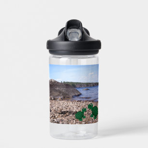 Turtles Animated Photography Oceanview Water Bottle