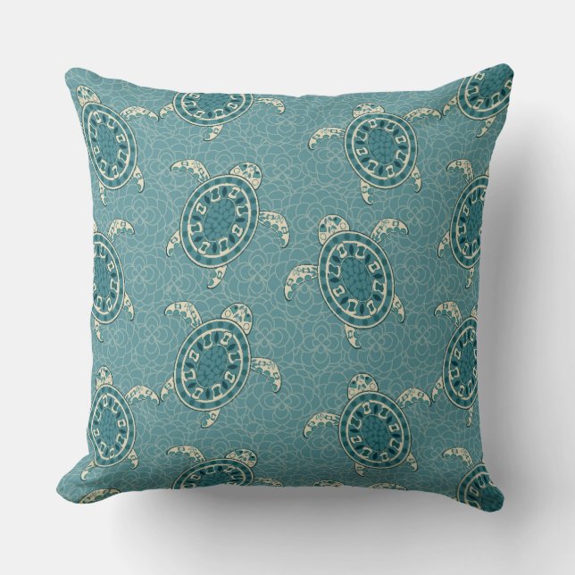turtles background cushion (Front)