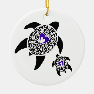 TURTLES CERAMIC TREE DECORATION
