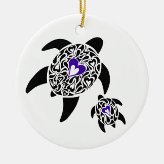 TURTLES CERAMIC TREE DECORATION