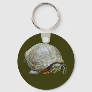 Turtle's Day Off Key Ring