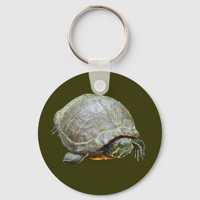 Turtle's Day Off Key Ring (Front)