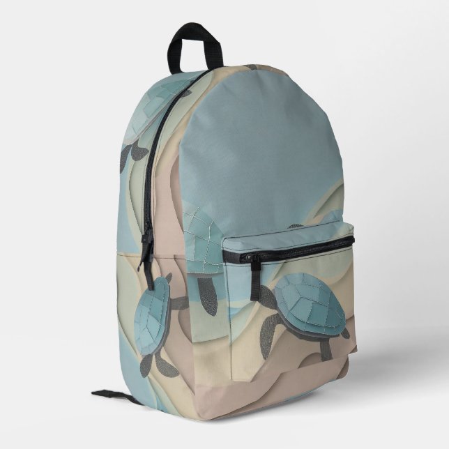 Turtles Design Backpack (Back Corner Left)