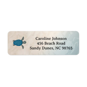 Turtles Design Return Address Label