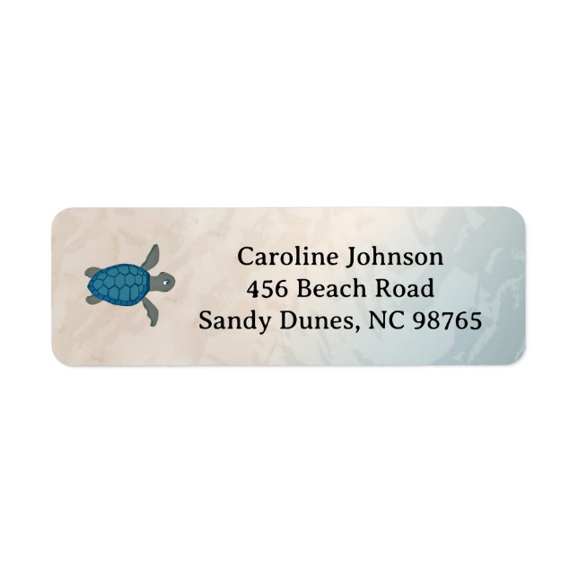 Turtles Design Return Address Label (Front)