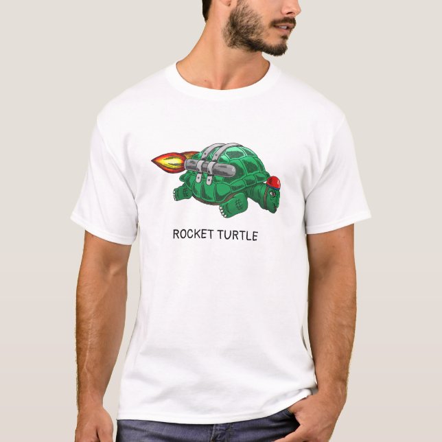 Turtle's first jetpack ride T-Shirt (Front)