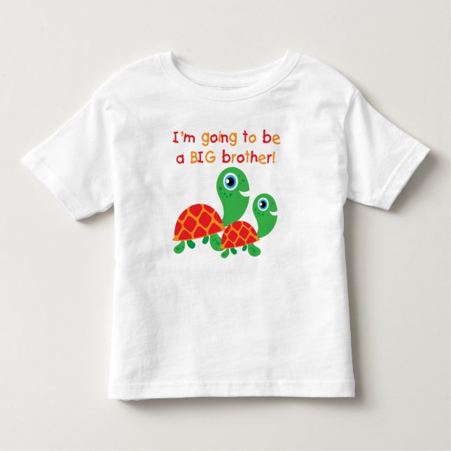 Turtles Future Big Brother Toddler T-Shirt (Front)
