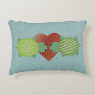 Turtles in Love Decorative Cushion