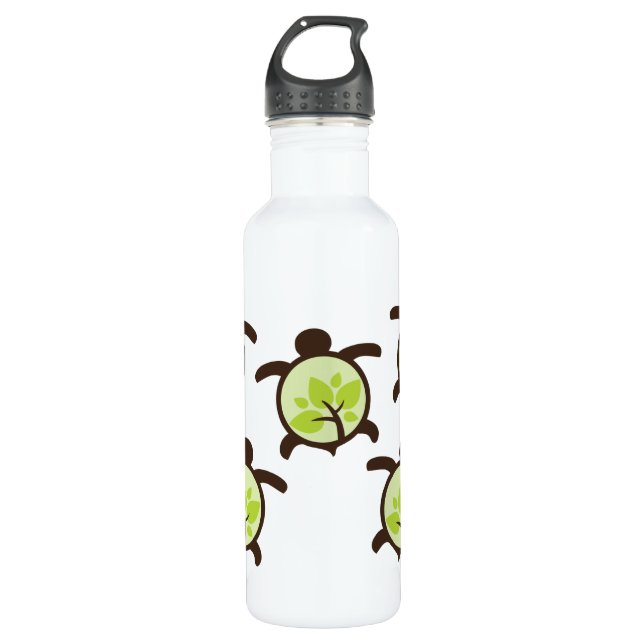 Turtles Organic Planet Aluminium 710 Ml Water Bottle (Front)
