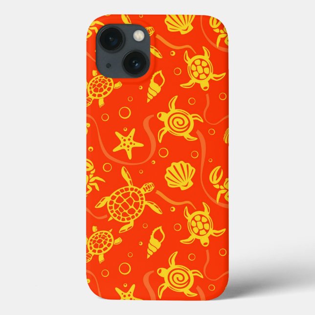 Turtles Pattern Case-Mate iPhone Case (Back)