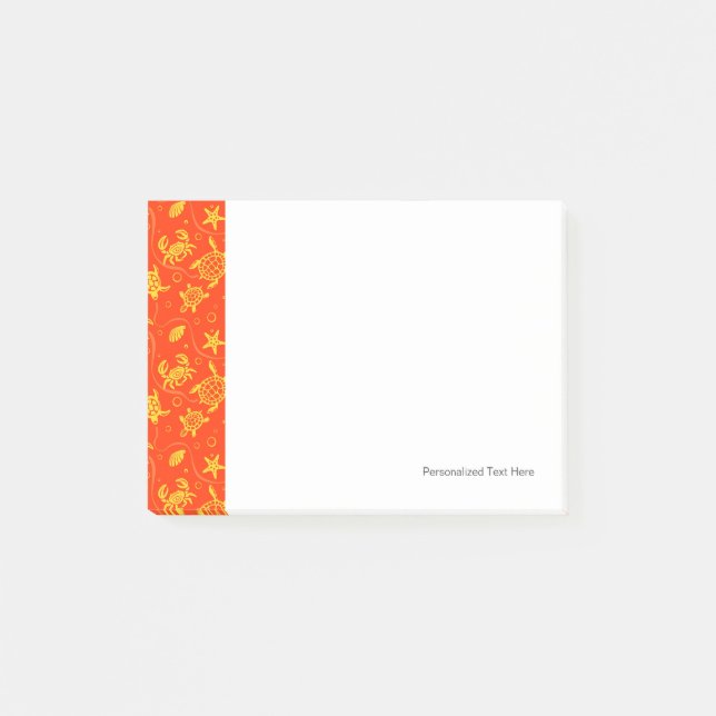 Turtles Pattern Post-it Notes (Front)