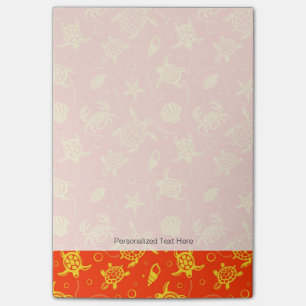 Turtles Pattern Post-it Notes