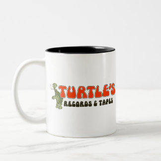 Turtles Records & Tapes Two-Tone Coffee Mug