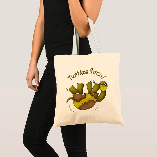 Turtles Rock Tote Bag (Creator Uploaded)