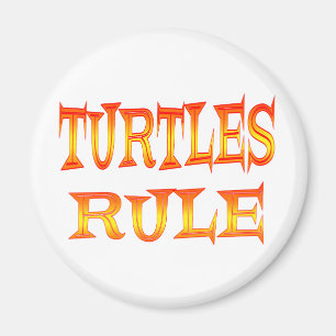 Turtles Rule Magnet