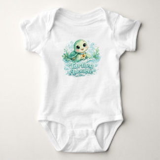 Turtley Adorable Baby Bodysuit