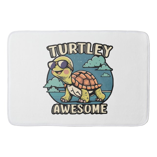 Turtley Awesome  Bath Mat (Front)