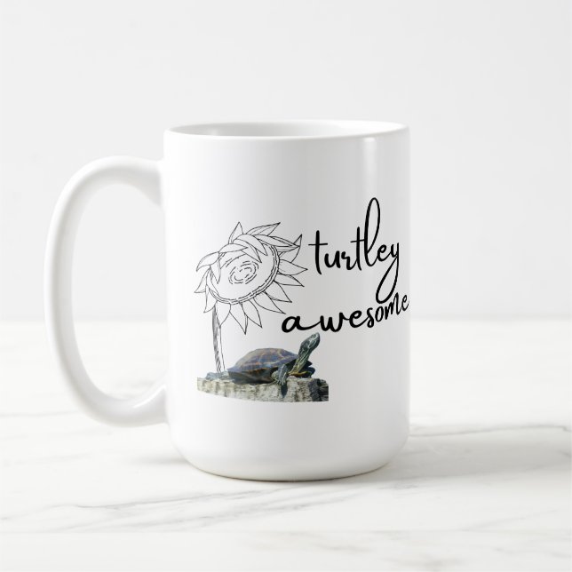 Turtley Awesome Coffee Mug (Left)