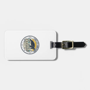 Turtley Awesome Dad Vintage Turtle Shirt Design_1 Luggage Tag