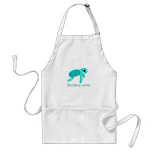 Turtley cool baby sea turtle apron