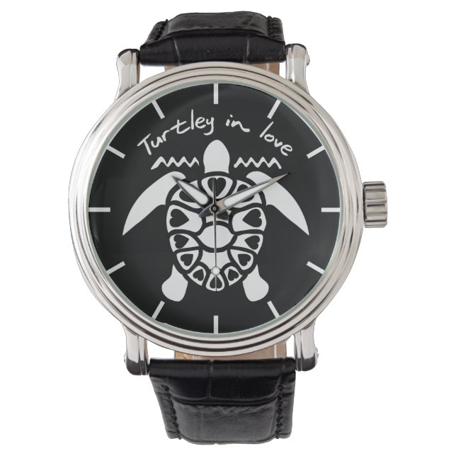 Turtley In Love - Turtle Watch (Front)