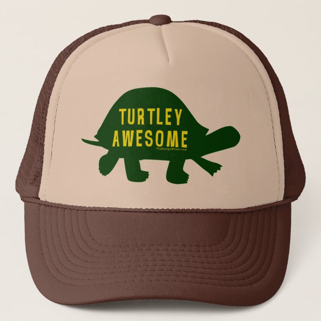 Turtley Totally Awesome Trucker Hat (Front)
