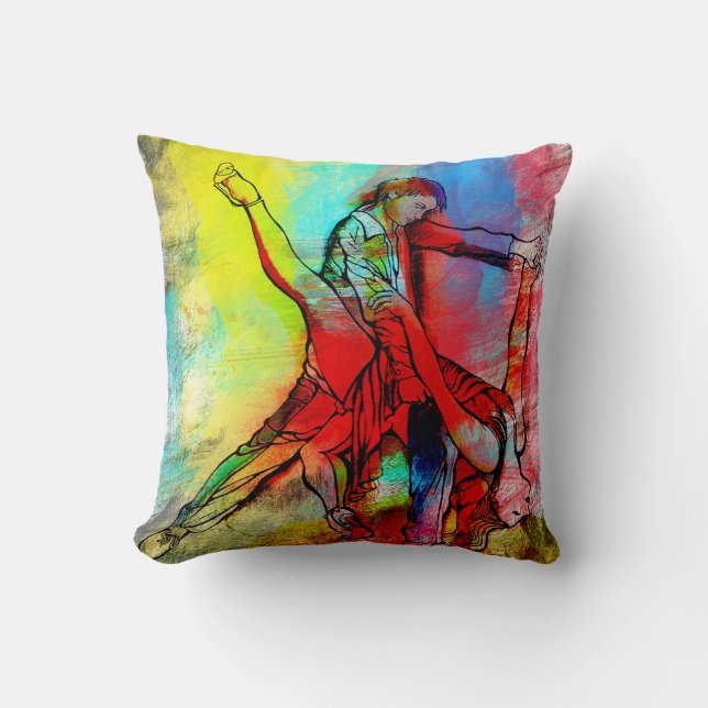 Tus Labios de Ruby - Your Ruby Lips Tango Cushion (Front)