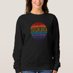 Tuscaloosa Alabama Pacific Coast Sunset 5 Distress Sweatshirt