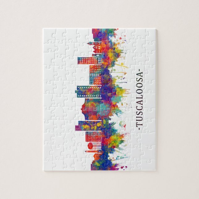 Tuscaloosa Alabama Skyline Jigsaw Puzzle (Vertical)