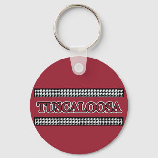 Tuscaloosa Houndstooth Keychain