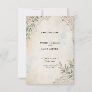 Tuscan Archway Wedding Save the Date