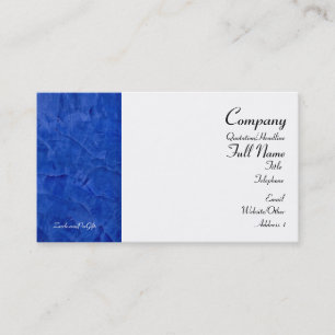 Tuscan Blue Wrapped Business Cards