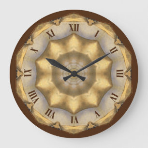 Tuscan Color Retro ~ Large Clock