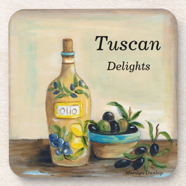 Tuscan Delights Coaster (Front)