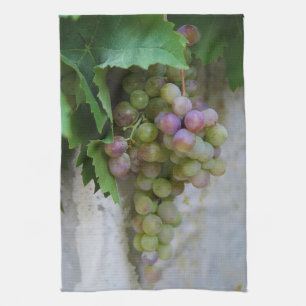 Tuscan Grapes Vineyard Kitchen Towel
